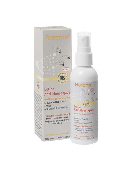 Loción Antimosquitos para la Piel Florame - 90 ml.