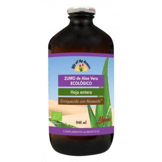 Zumo de Aloe Vera Hoja Entera Lily of the Desert - 946 ml.