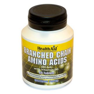 BCAA Branched Chain Amino Acids Health Aid - 60 comprimidos