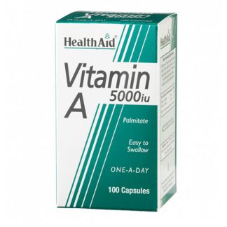 Vitamina A 5000 UI Health Aid - 100 cápsulas