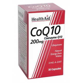 CoQ10 200 mg Health Aid - 30 cápsulas