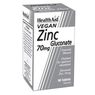 Gluconato de Zinc Health Aid - 90 comprimidos