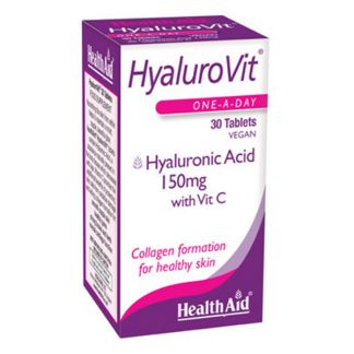 HyaluroVit (Ácido Hialurónico) Health Aid - 30 comprimidos