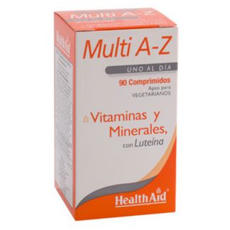 Multivit y Minerales A to Z Health Aid - 90 comprimidos