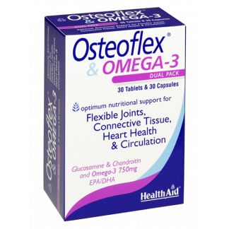 Osteoflex Omega 3 Health Aid - 30 comprimidos + 30 cápsulas