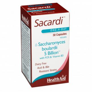 Sacardi (Saccharomyces Boulardii) Health Aid - 30 cápsulas