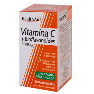 Vitamina C con Bioflavonoides Health Aid - 60 comprimidos