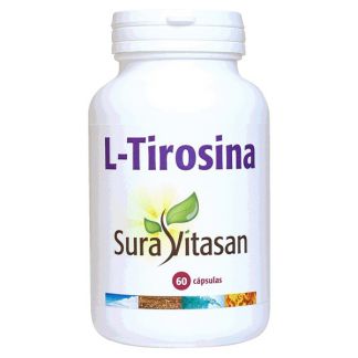 L-Tirosina 500 mg. Sura Vitasan - 60 cápsulas