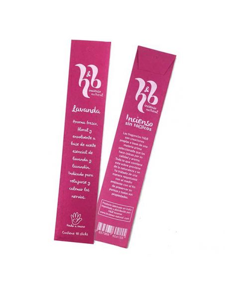 Incienso Lavanda H&B - 10 varillas