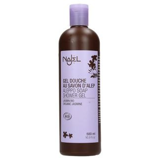 Gel de Ducha al Jabón de Alepo con Jazmín Najel - 500 ml.