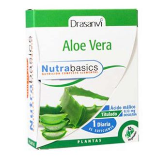 Nutrabasics Aloe Vera Drasanvi - 30 cápsulas