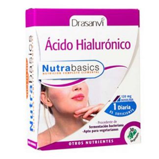 Nutrabasics Ácido Hialurónico Drasanvi - 30 cápsulas