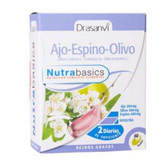 Nutrabasics Ajo - Espino - Olivo Drasanvi - 60 perlas