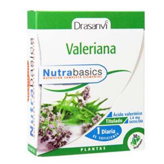 Nutrabasics Valeriana Drasanvi - 30 cápsulas