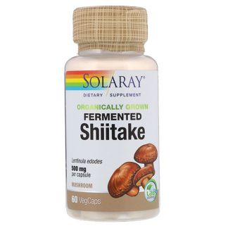 Shiitake Solaray - 60 cápsulas
