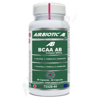 BCAA Complex 600 mg Airbiotic - 60 cápsulas