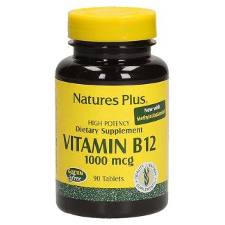 Vitamina B12 1000 mcg. Nature's Plus - 90 comprimidos