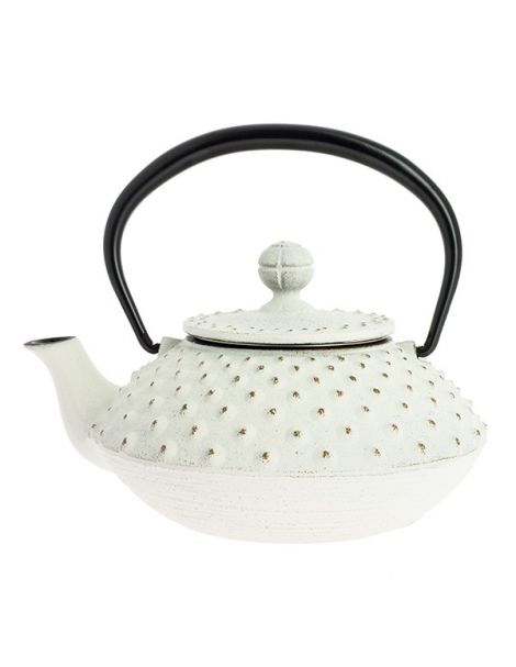 Tetera Kanbin Blanco-Dorado Iwachu - 350 ml.