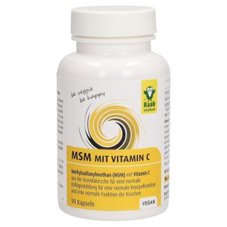 MSM con Vitamina C Raab - 90 cápsulas