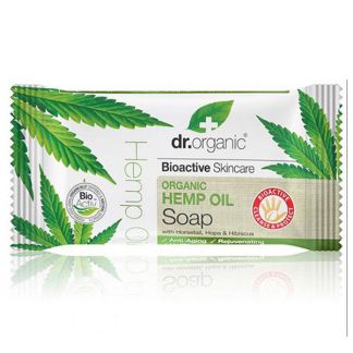 Jabón en Pastilla con Aceite de Cáñamo Dr. Organic - 100 gramos