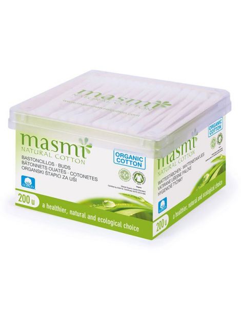 Bastoncillos de Algodón Masmi - 200 unidades