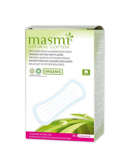 Protegeslips Anatómicos Masmi - 24 unidades