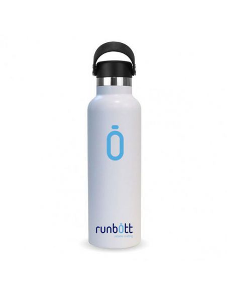 Botella-Termo Blanca RunBott - 600 ml.