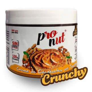 Crema de Cacahuete Crunchy ProNut Protella - 500 gramos
