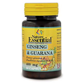 Ginseng + Guaraná Nature Essential - 50 cápsulas