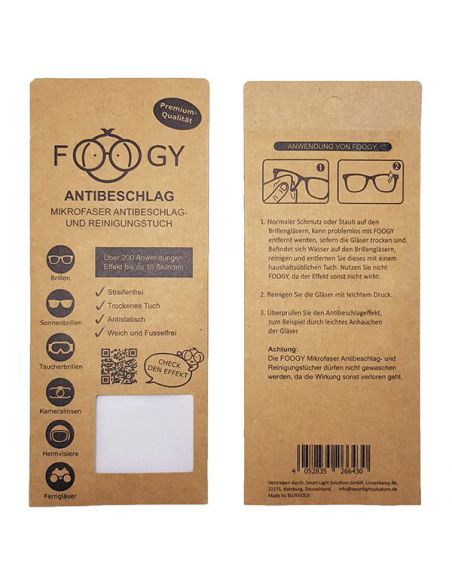 Toallita Anti-Vaho Foogy