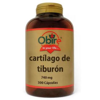 Cartílago de Tiburón 740 mg. Obire - 300 cápsulas