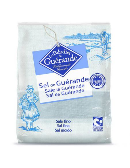 Sal Gris de Bretaña Fina (Guérande) Le Paludier - 500 gramos