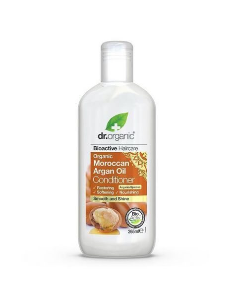 Acondicionador con Aceite de Argán Marroquí Dr. Organic - 265 ml.