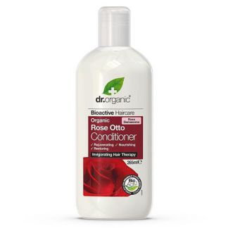Acondicionador Rosa de Damasco Dr. Organic - 265 ml.