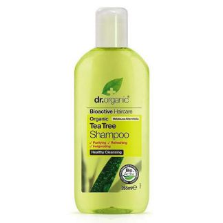 Champú con Árbol del Té Dr. Organic - 265 ml.