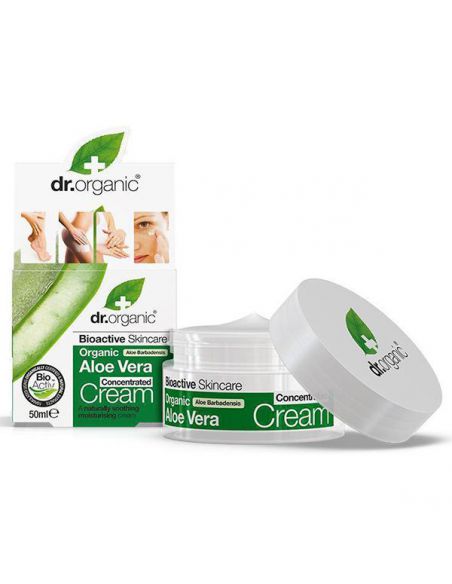Crema Concentrada de Aloe Vera Dr. Organic - 50 ml.