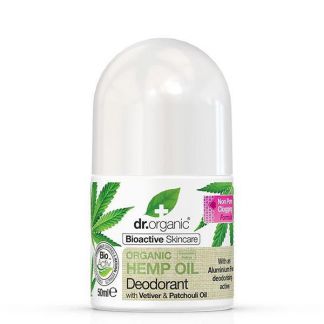 Desodorante con Aceite de Cáñamo Dr. Organic - 50 ml.