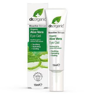 Gel Contorno de Ojos de Aloe Vera Dr. Organic - 15 ml.