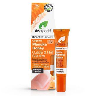 Solución para Uñas y Cutículas con Miel de Manuka Dr. Organic - 15 ml.