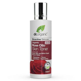 Tonificante Facial con Rosa de Damasco Dr. Organic - 150 ml.