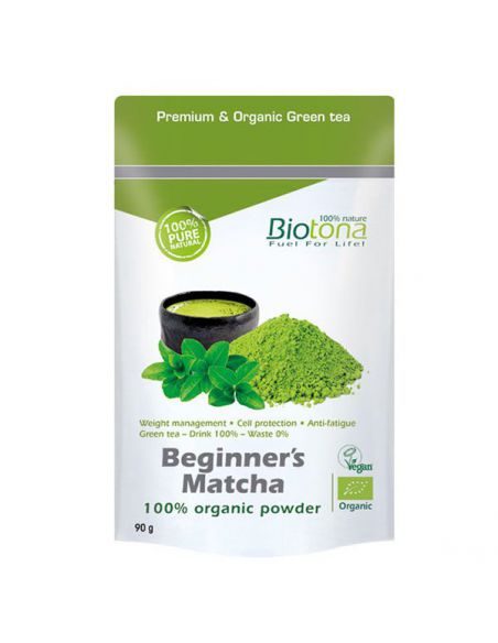 Begginers Matcha Bio Biotona - 80 gramos