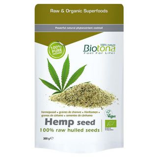 Hemp Seed (Semillas de Cañamo) Bio Biotona - 300 gramos