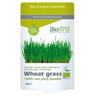 Wheat Grass (Jugo de Hierba de Trigo) Bio Biotona - 200 gramos