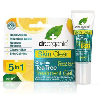 Skin Clear Tratamiento en Gel 5 en 1 Dr. Organic - 10 ml.