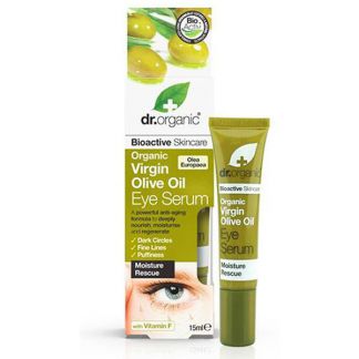 Sérum Contorno de Ojos con Aceite de Oliva Virgen Dr. Organic - 15 ml.