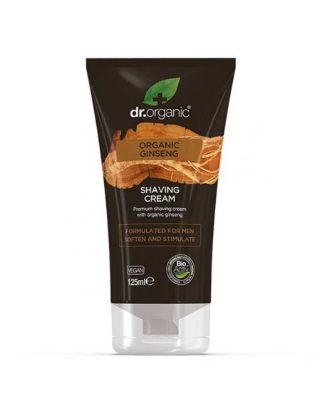 Crema de Afeitar Organic Ginseng Dr. Organic - 125 ml.