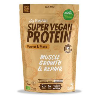 Super Vegan Protein Cacahuete-Maca Bio Iswari - 350 gramos