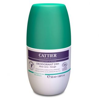 Desodorante Roll-On 24 horas Cattier - 50 ml.