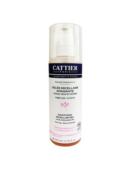 Gel Micelar Calmante Cattier - 200 ml.