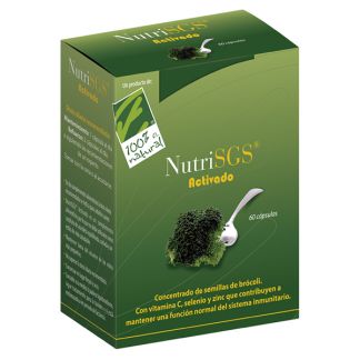 NutriSGS Activado Cien por Cien Natural - 60 cápsulas